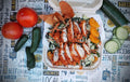 Vietnamese fried chicken salad