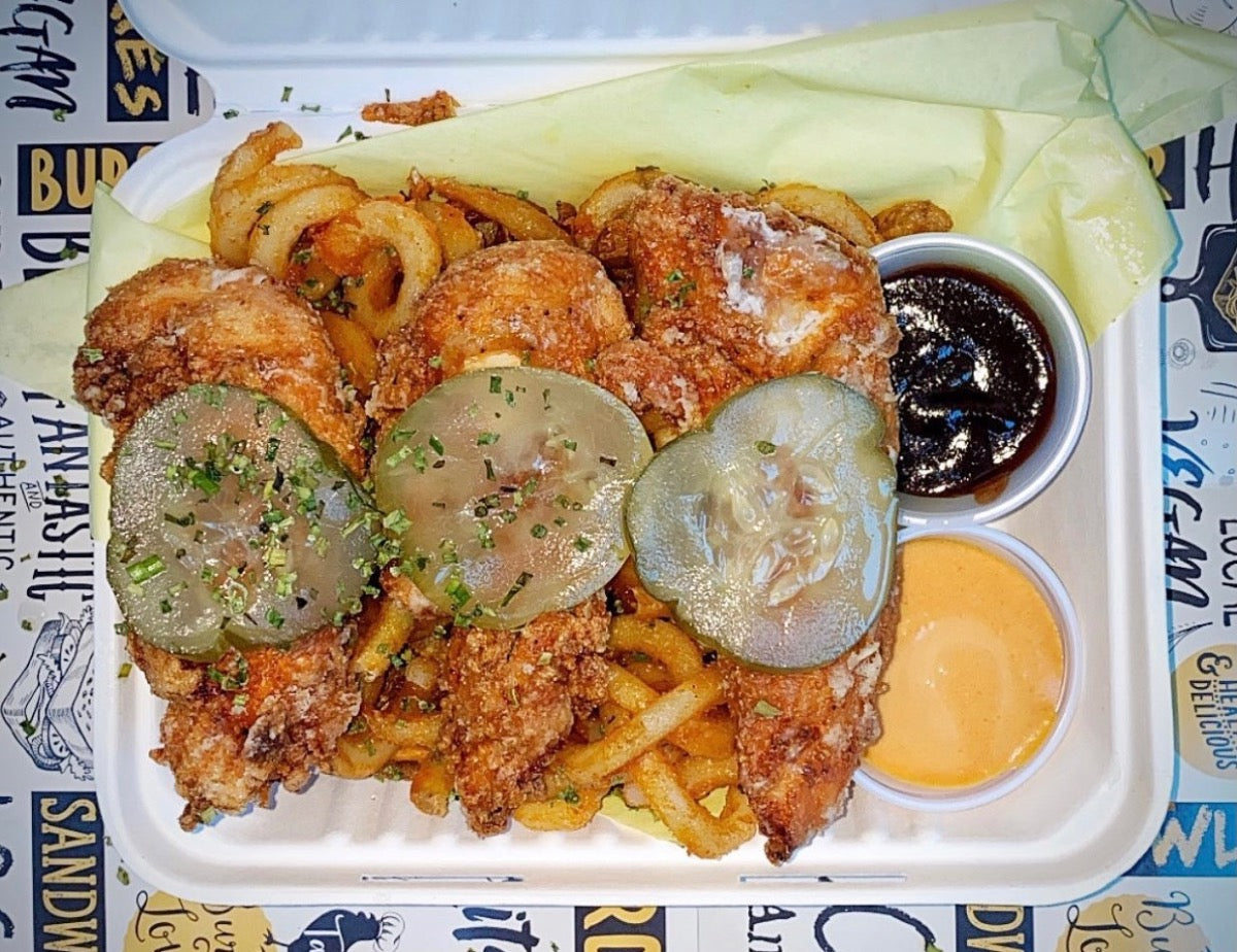 Strips and fries