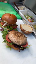 Portobello mushroom burger